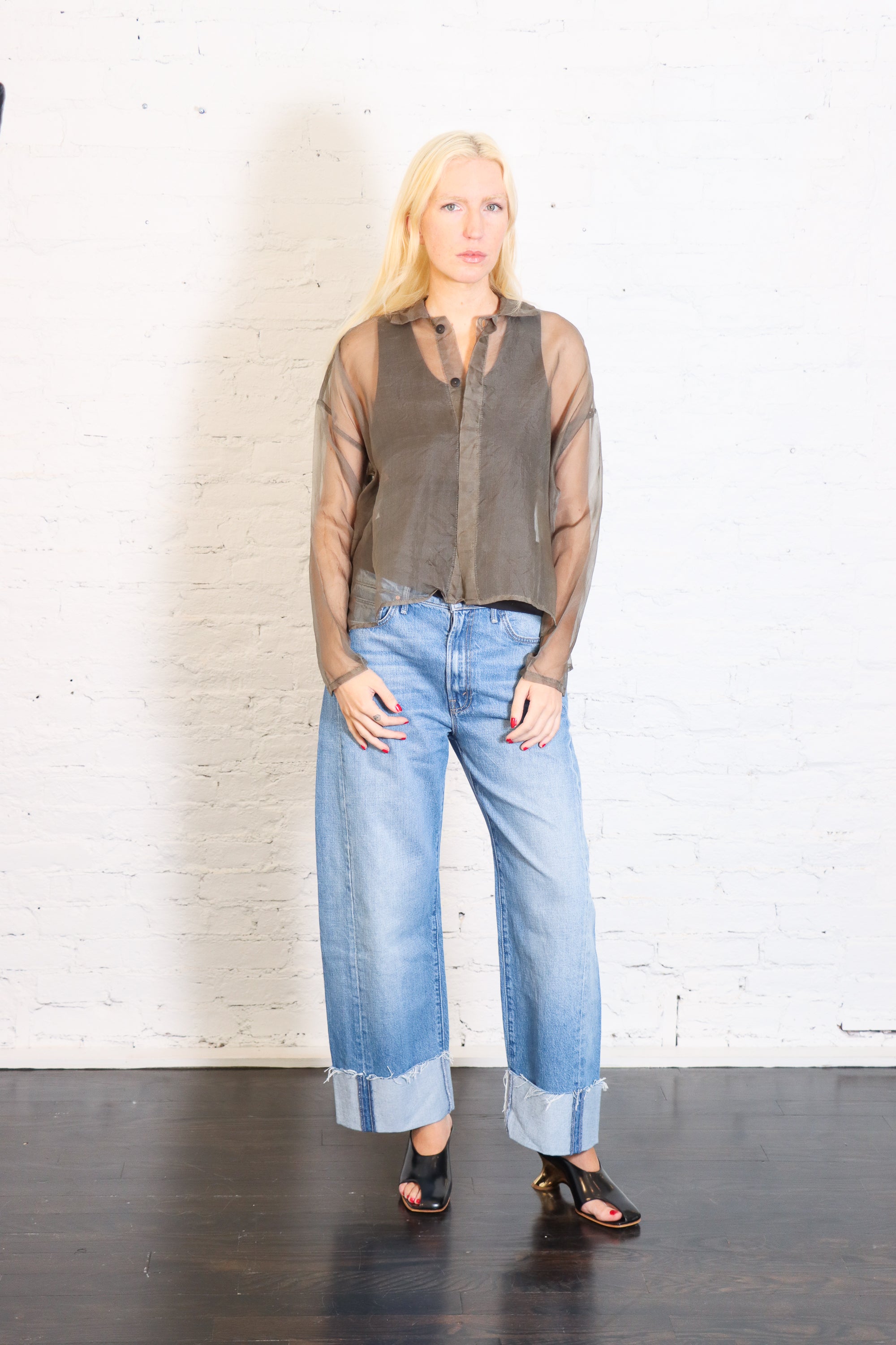Organza Menz Shirt in Turtle by Planet-Planet-Idlewild-Cincinnati