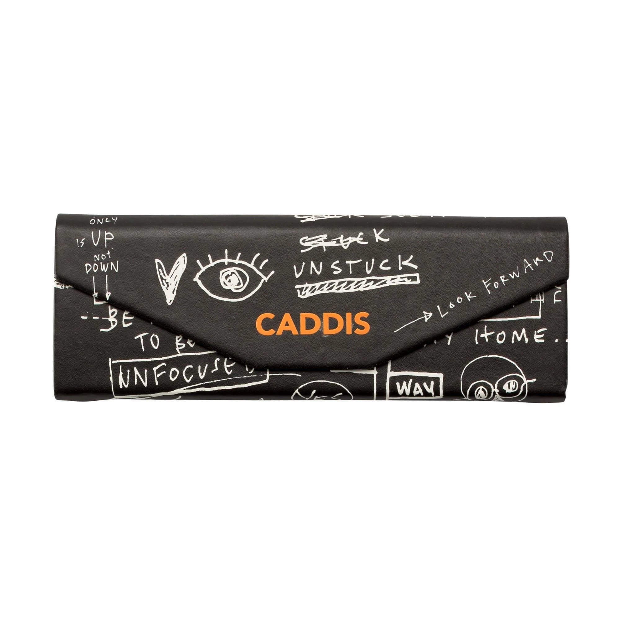 Origami Glasses Case in Black Grafitti by Caddis-Caddis Eyewear-Idlewild-Cincinnati