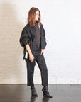 Over Jacket in Black Pinstripe by Serien°umerica-Serien°umerica-Idlewild-Cincinnati