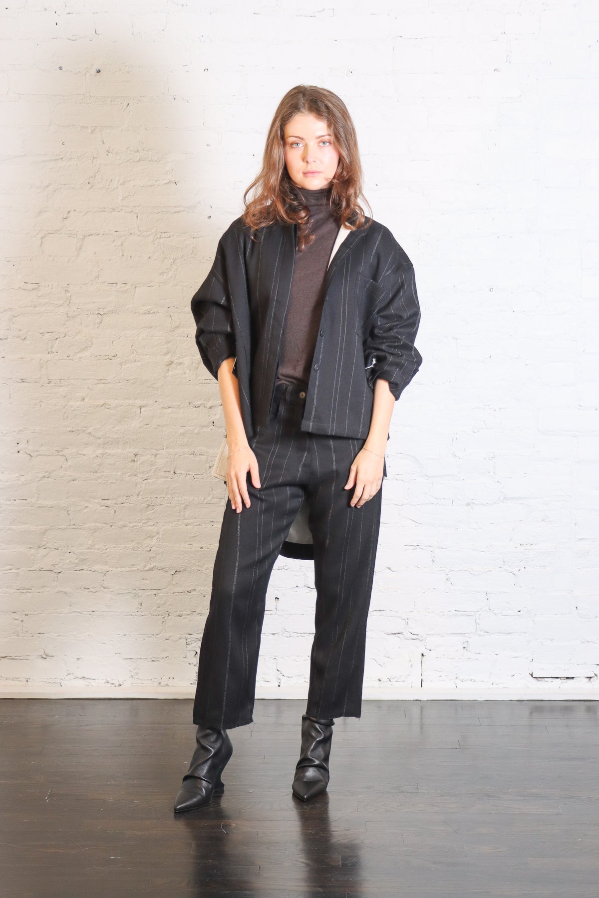 Over Jacket in Black Pinstripe by Serien°umerica-Serien°umerica-Idlewild-Cincinnati