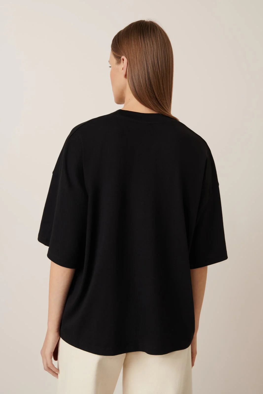 Oversized Boxy Tee in Black by Kowtow-Kowtow-Idlewild