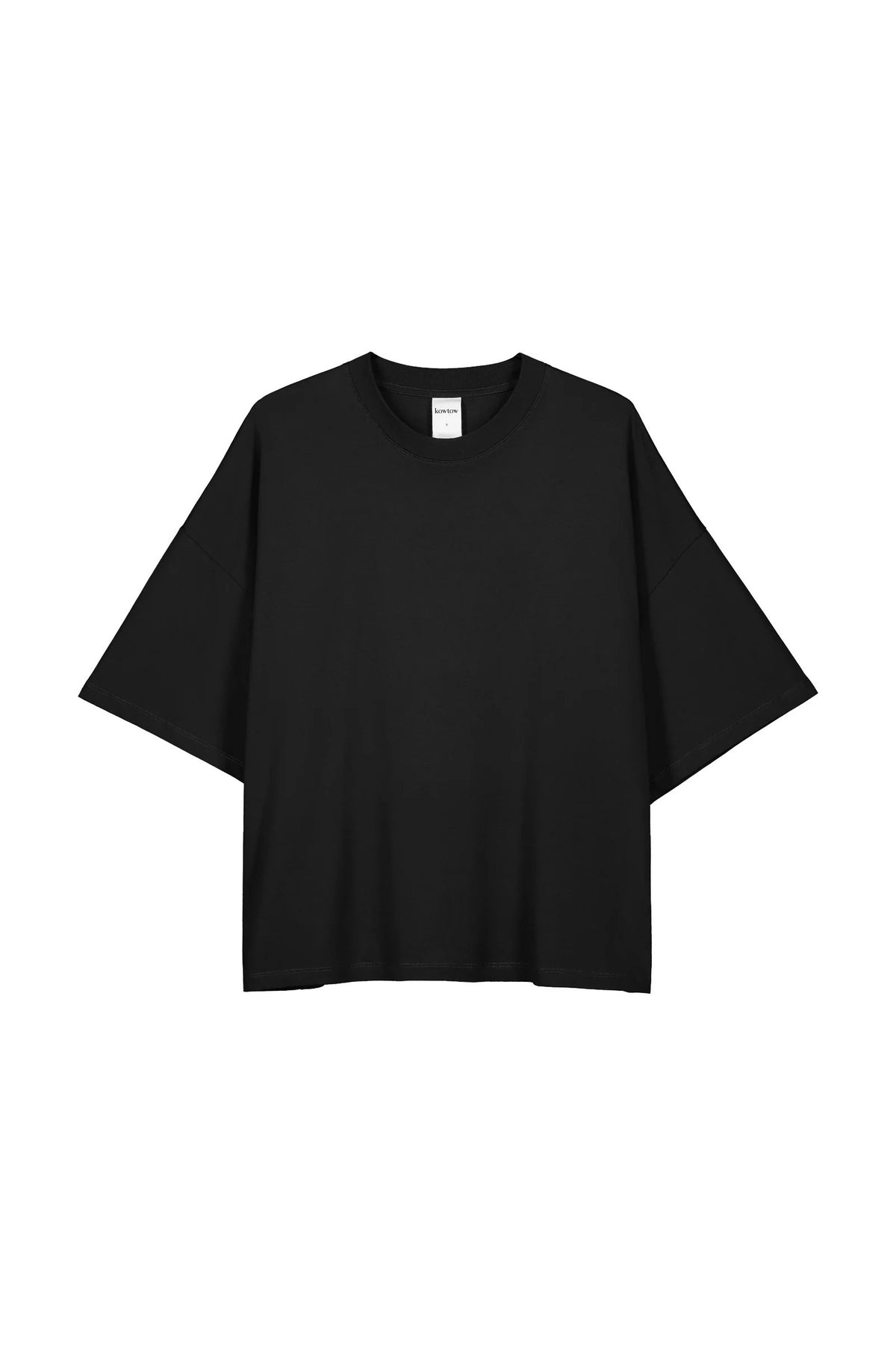 Oversized Boxy Tee in Black by Kowtow-Kowtow-Idlewild-Cincinnati