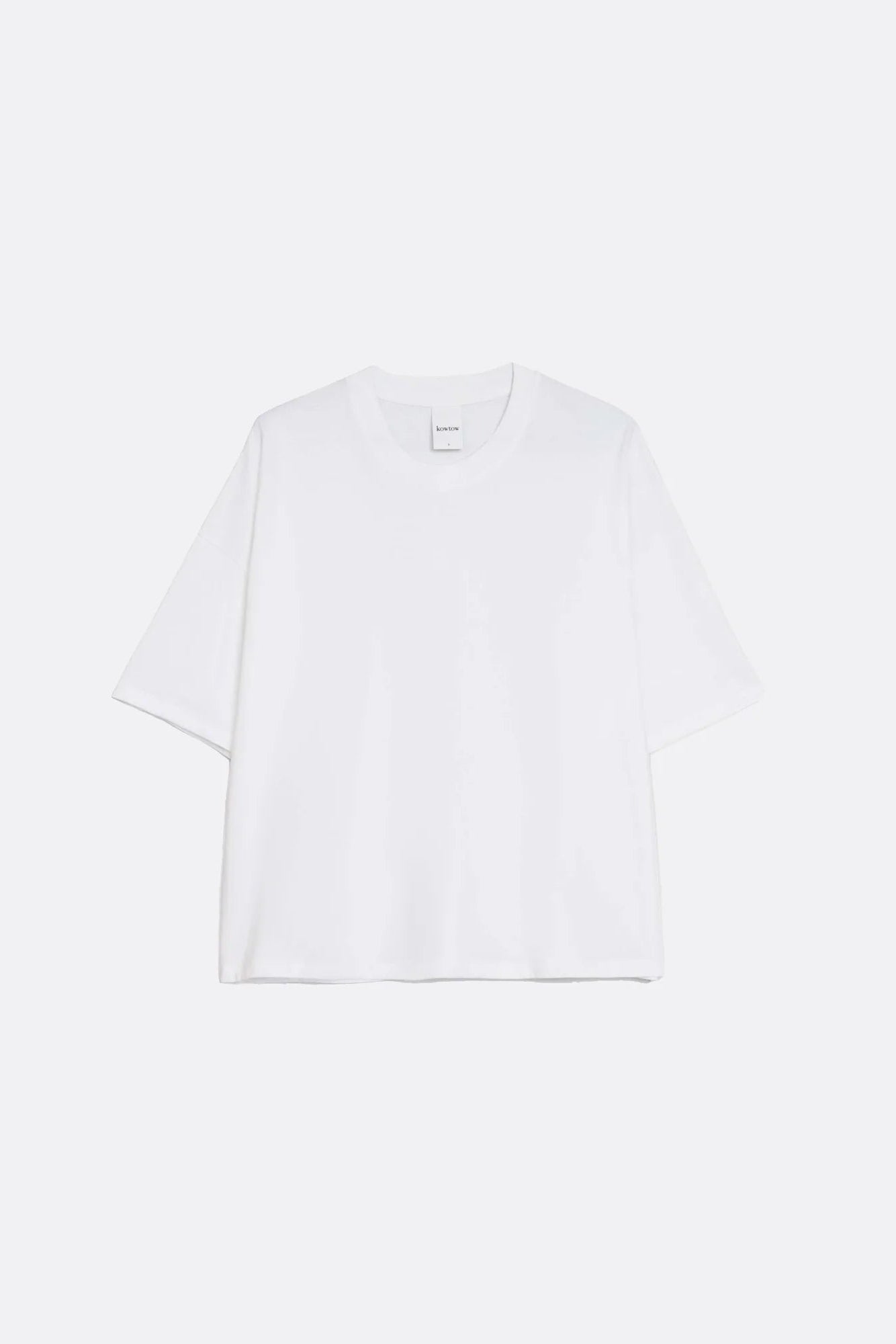 Oversized Boxy Tee in White by Kowtow-Kowtow-Idlewild-Cincinnati