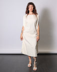 Oversized Midi Dress in Antique White by Sanctamuerte-Dresses-SANCTAMUERTE-Idlewild