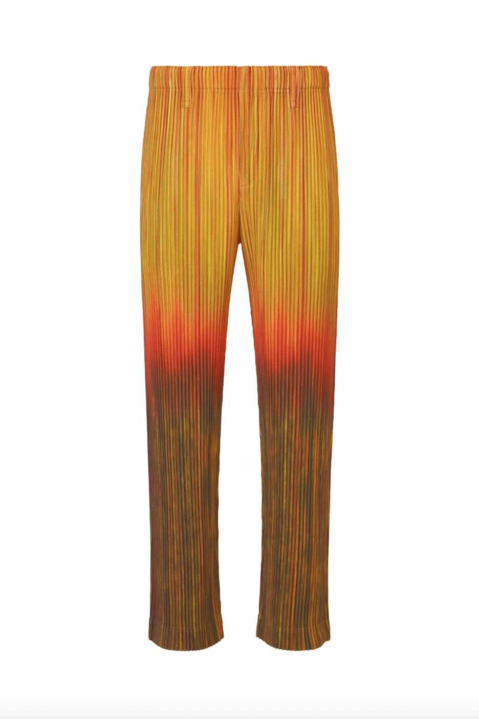 Paint Brush Close-Up Pant in Orange by Homme Plissé Issey Miyake-Homme Plissé Issey Miyake-Idlewild-Cincinnati