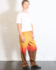 Paint Brush Close-Up Pant in Orange by Homme Plissé Issey Miyake-Homme Plissé Issey Miyake-Idlewild-Cincinnati
