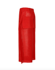 Panini Pants in Red by Issey Miyake-Bottoms-Issey Miyake-Idlewild