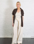Paper-Bag Pleated Trouser in Rice White by 7115 by Szeki-7115 by Szeki-Idlewild-Cincinnati