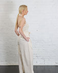 Paper-Bag Pleated Trouser in Rice White by 7115 by Szeki-7115 by Szeki-Idlewild-Cincinnati