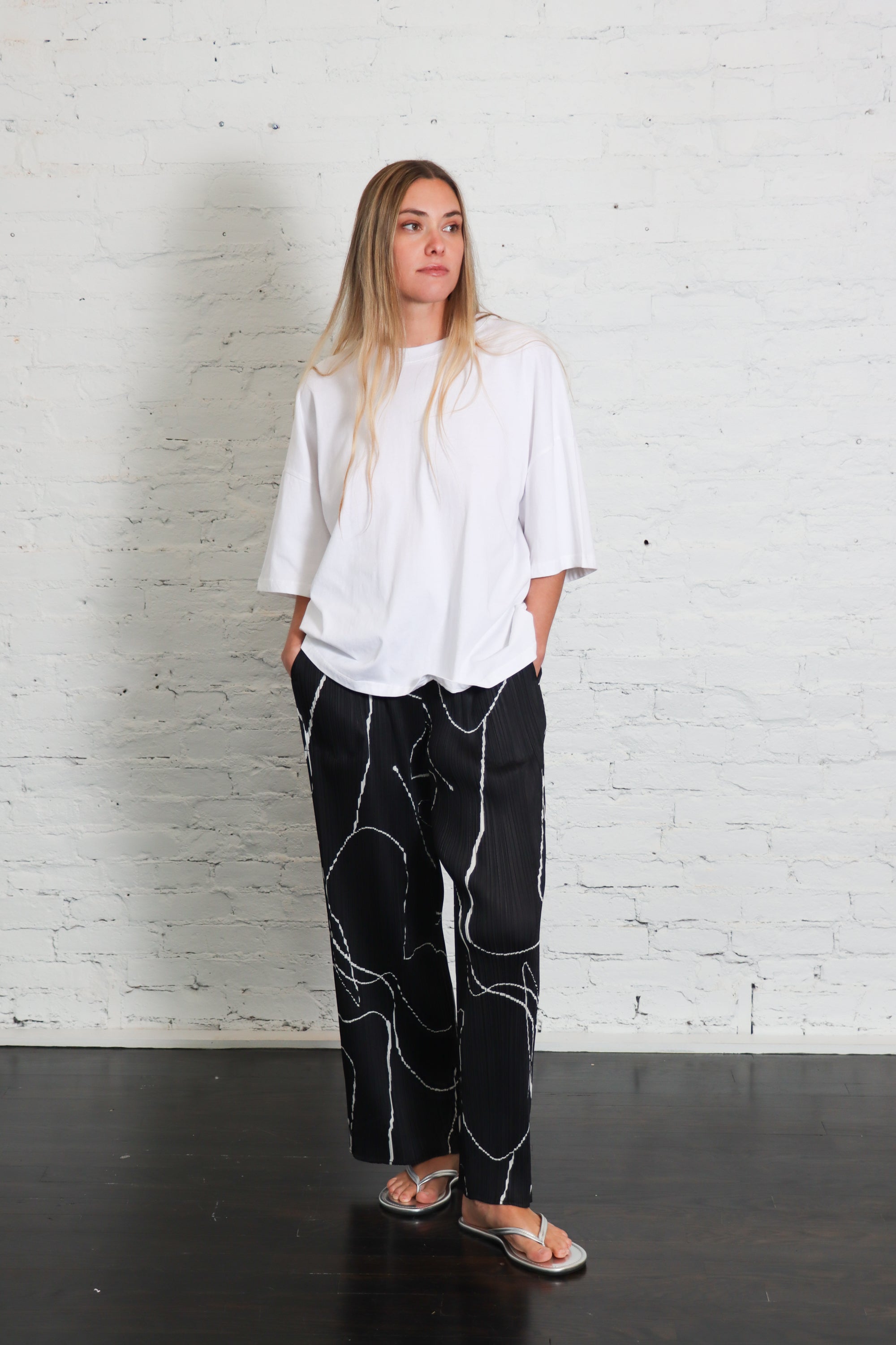 Pause Pants in Black by Pleats Please Issey Miyake-Pleats Please Issey Miyake-Idlewild