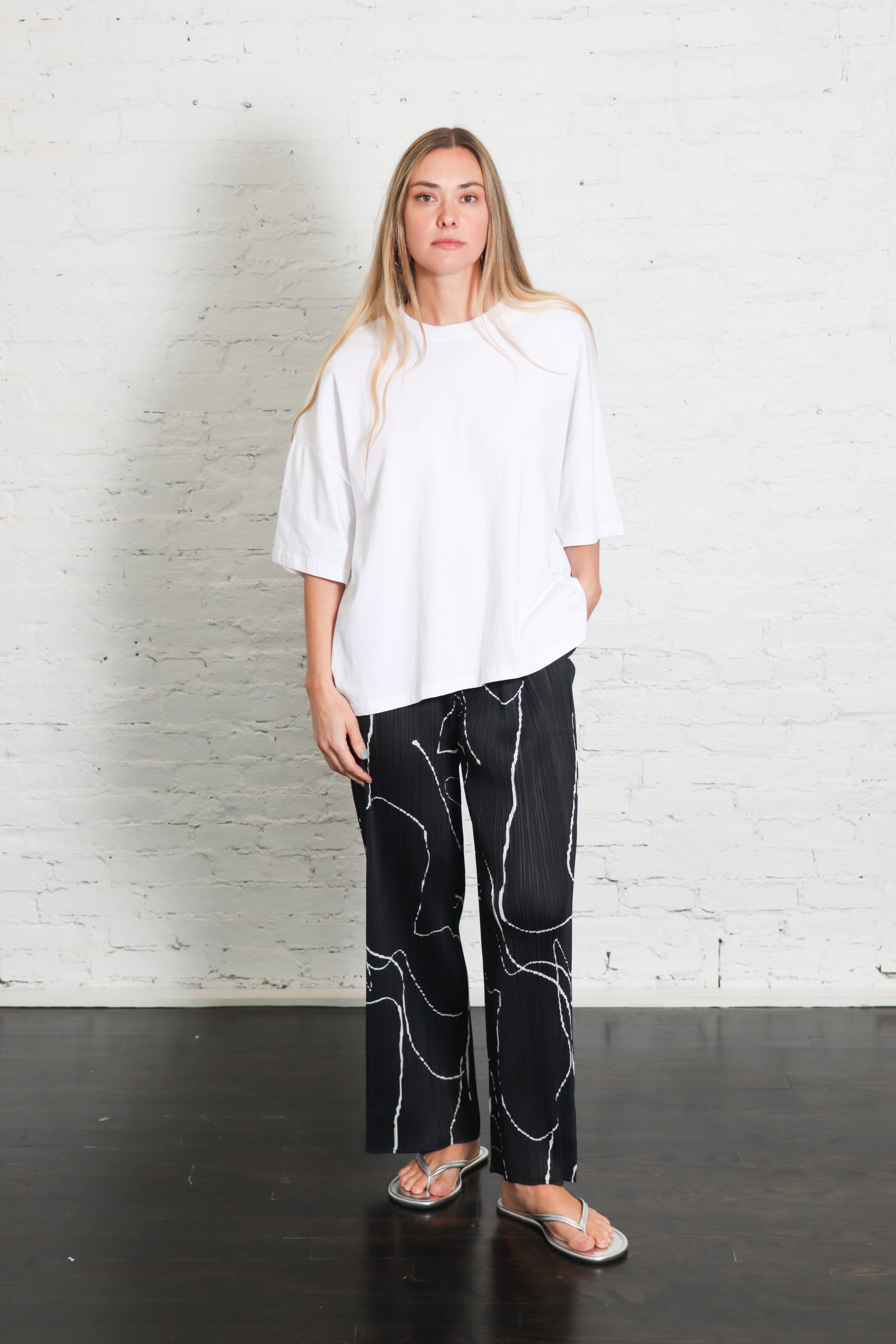 Pause Pants in Black by Pleats Please Issey Miyake-Pleats Please Issey Miyake-Idlewild