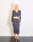 Regent Cropped Cardigan in Slate Grey by K. Becker-K. Becker-Idlewild-Cincinnati