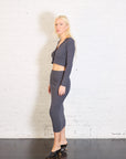 Regent Cropped Cardigan in Slate Grey by K. Becker-K. Becker-Idlewild-Cincinnati