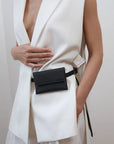 Petit Pouch Belt in Black by St. Agni-Accessories-St. Agni-Idlewild
