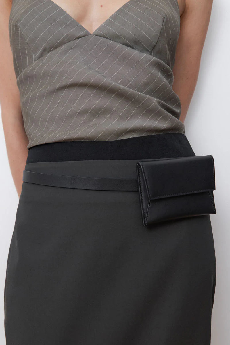 Petit Pouch Belt in Black by St. Agni-Accessories-St. Agni-Idlewild