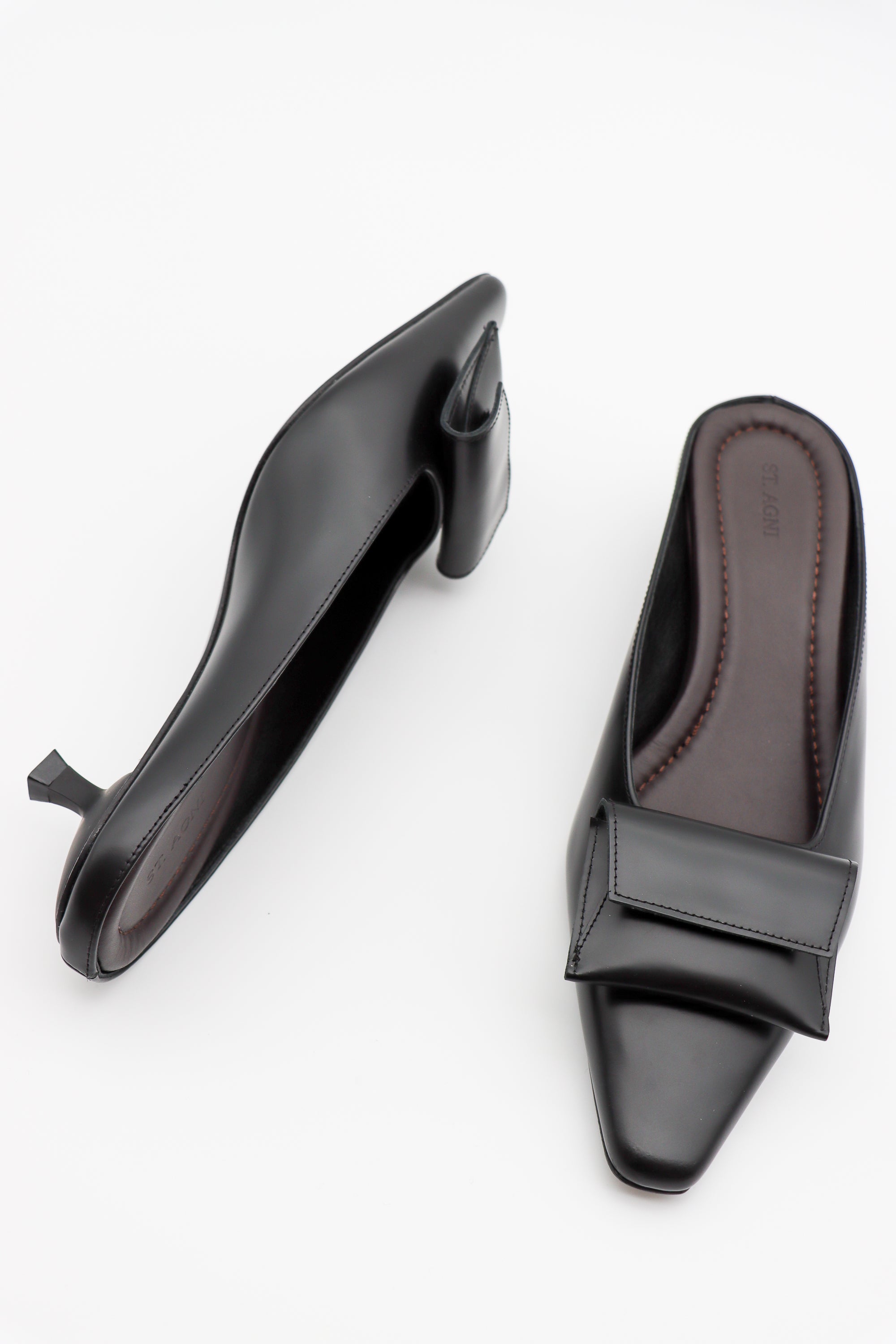 Petit Pouch Heel in Black by St Agni-St. Agni-Idlewild-Cincinnati
