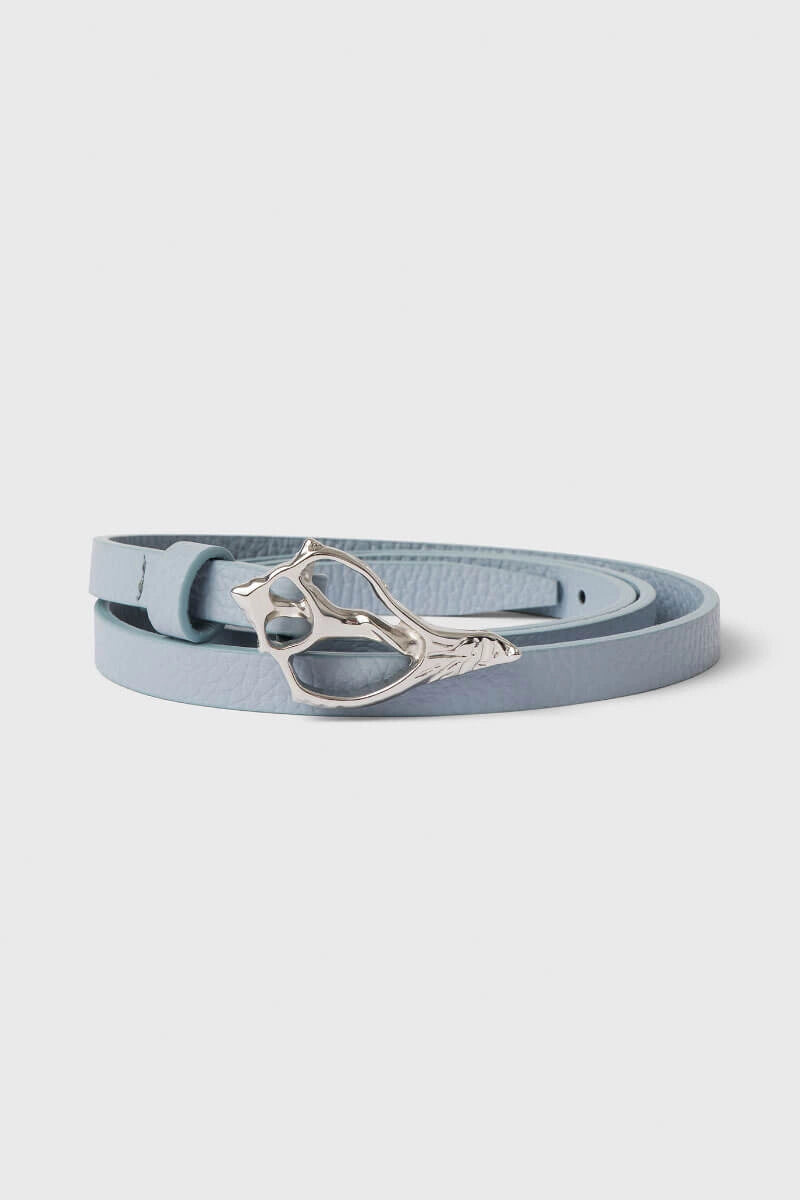 Petit Shell Pebble Belt in Sky Blue by Rodebjer-Rodebjer-Idlewild