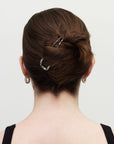Petite Oval French Hair Pin in Gold by Machete-MACHETE-Idlewild