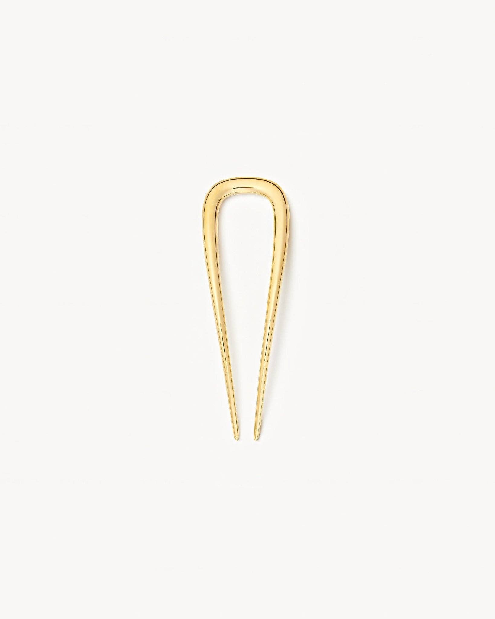 Petite Oval French Hair Pin in Gold by Machete-MACHETE-Idlewild-Cincinnati