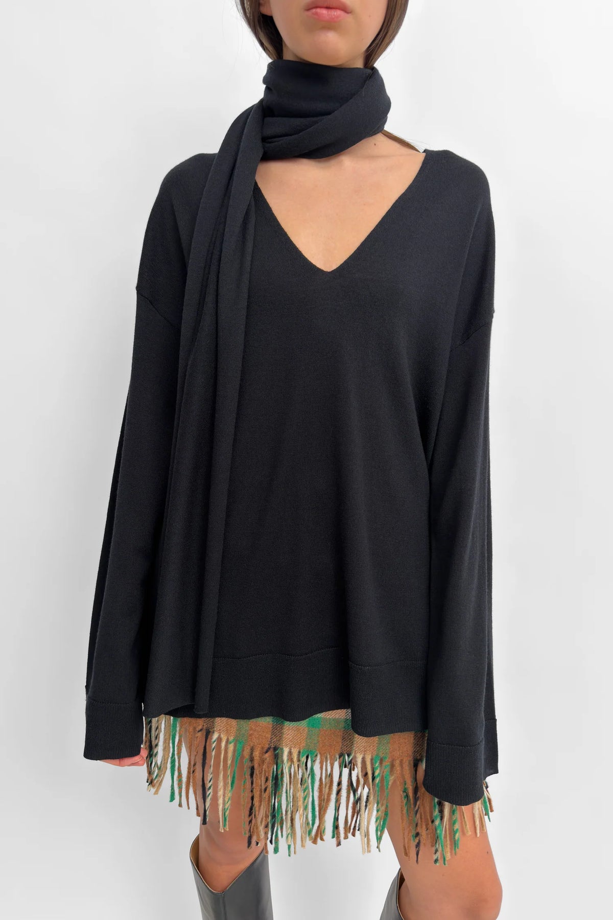 Phylis Sweater in Black by Rodebjer-Rodebjer-Idlewild-Cincinnati