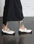 Pix Mary Jane Flat in White by Camper-Shoes-Camper-Idlewild
