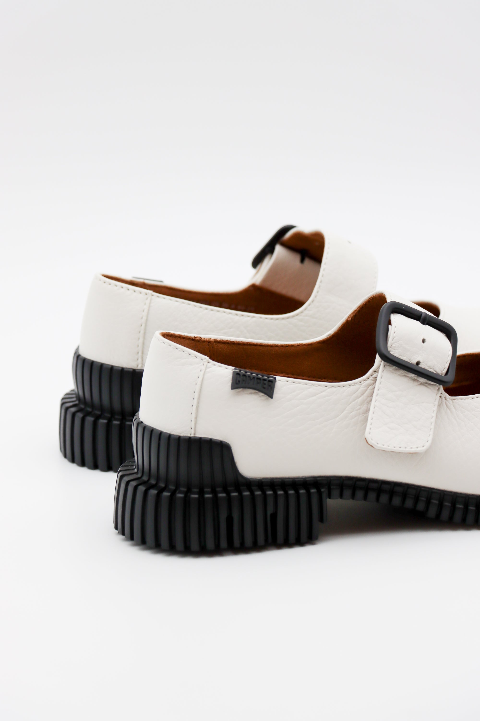 Pix Mary Jane Flat in White by Camper-Camper-Idlewild-Cincinnati