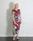 Playground Dress in Red by Pleats Please Issey Miyake-Pleats Please Issey Miyake-Idlewild-Cincinnati