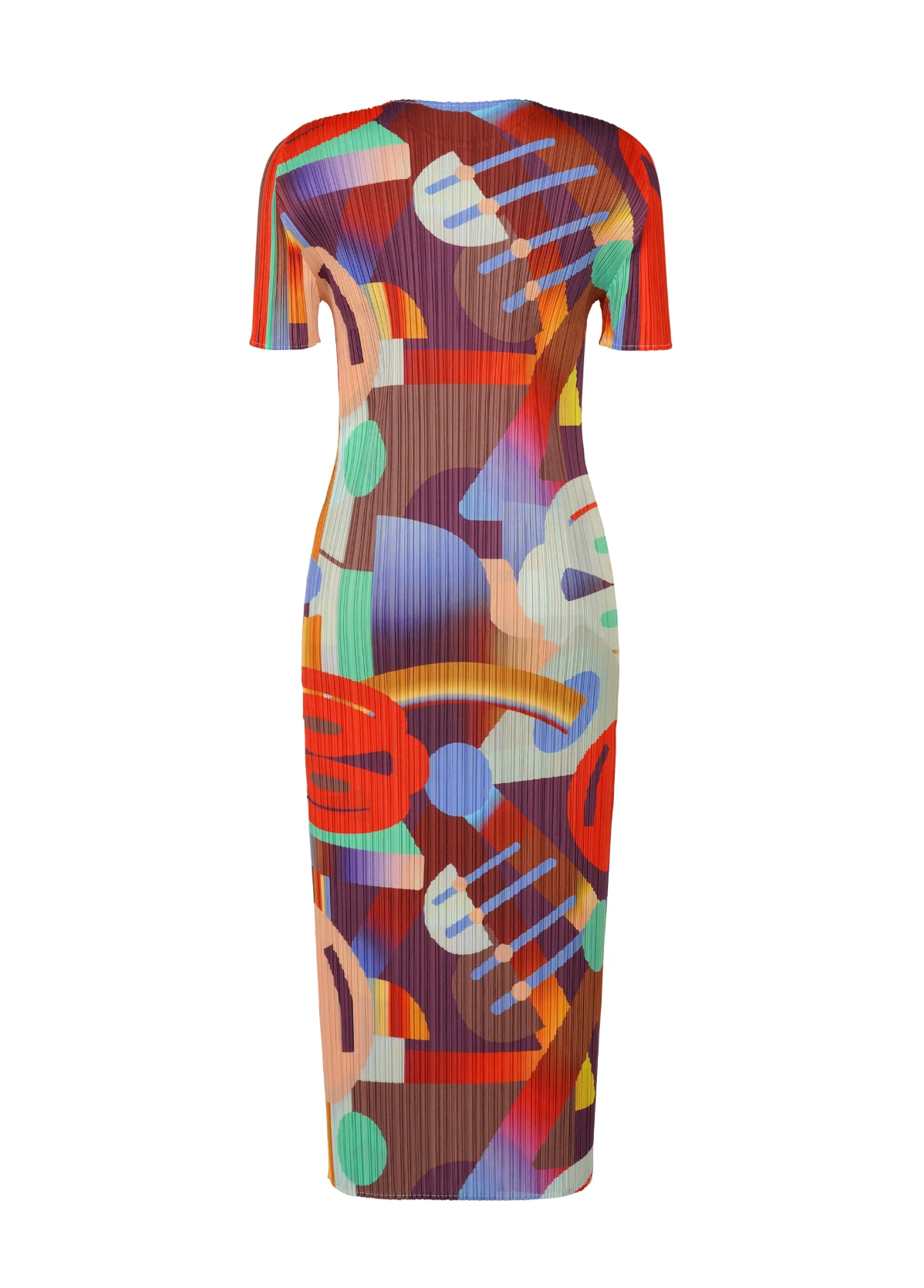 Playground Dress in Red by Pleats Please Issey Miyake-Pleats Please Issey Miyake-Idlewild-Cincinnati