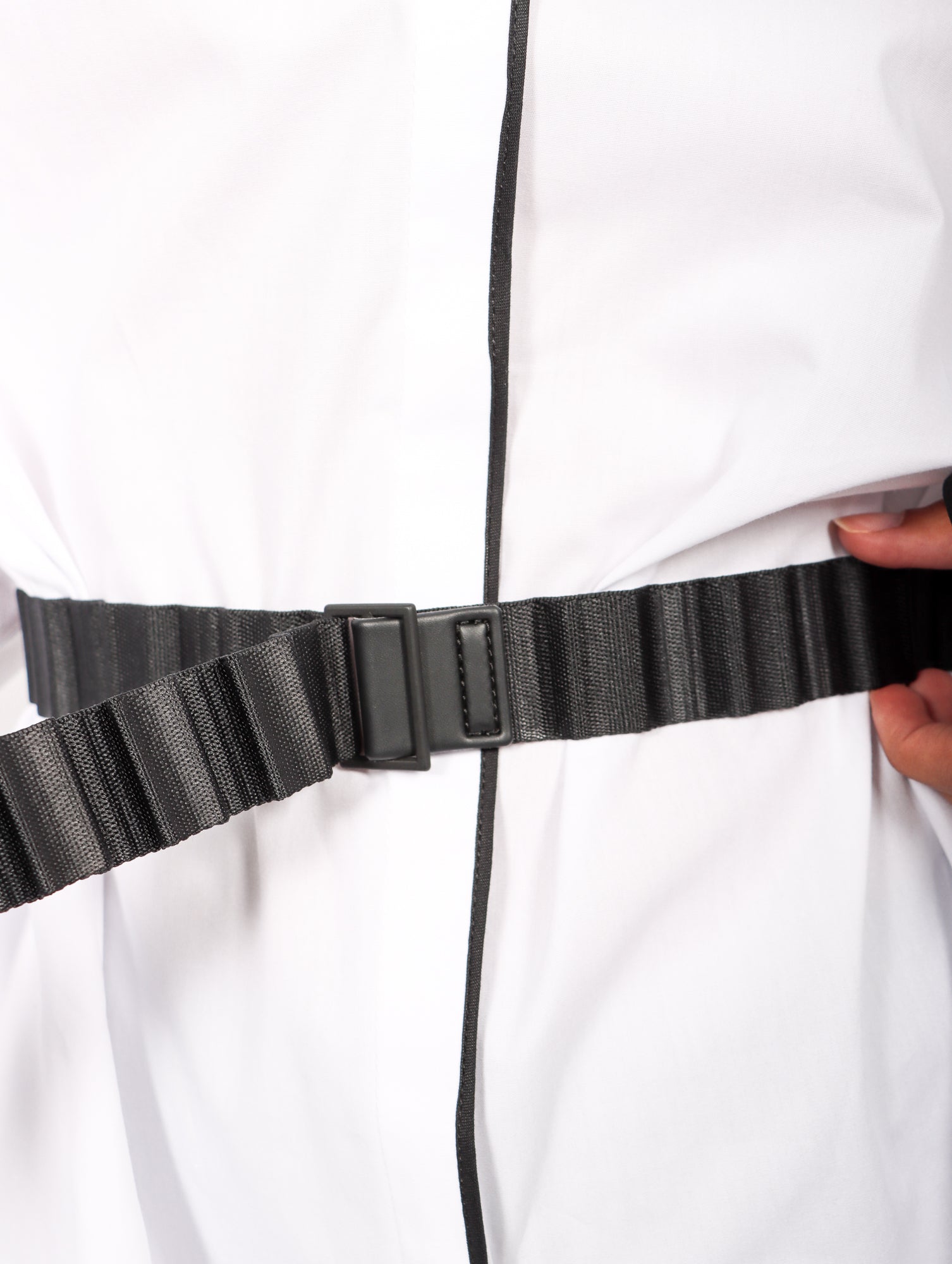 Pleats Belt in Black by Pleats Please Issey Miyake – Idlewild