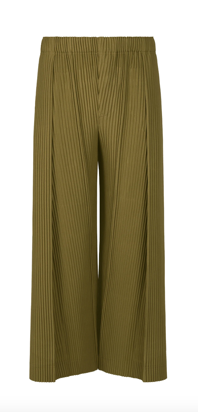 Pleats Bottoms 2 in Rock Reef Green by Homme Plissé Issey Miyake-Pants-Homme Plissé Issey Miyake-Idlewild