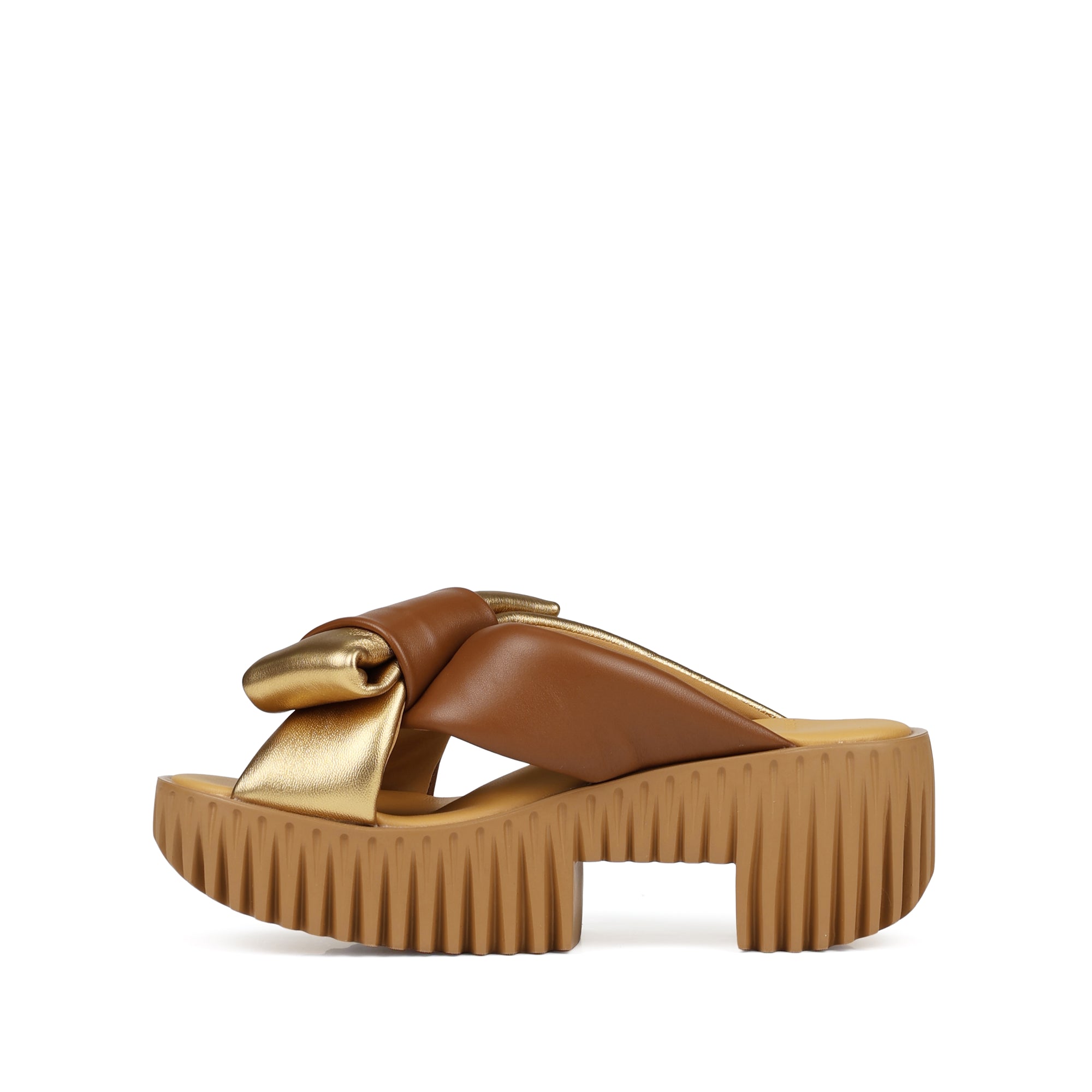 Plia Bow in Gold by 4CCCCEES-4CCCCEES-Idlewild