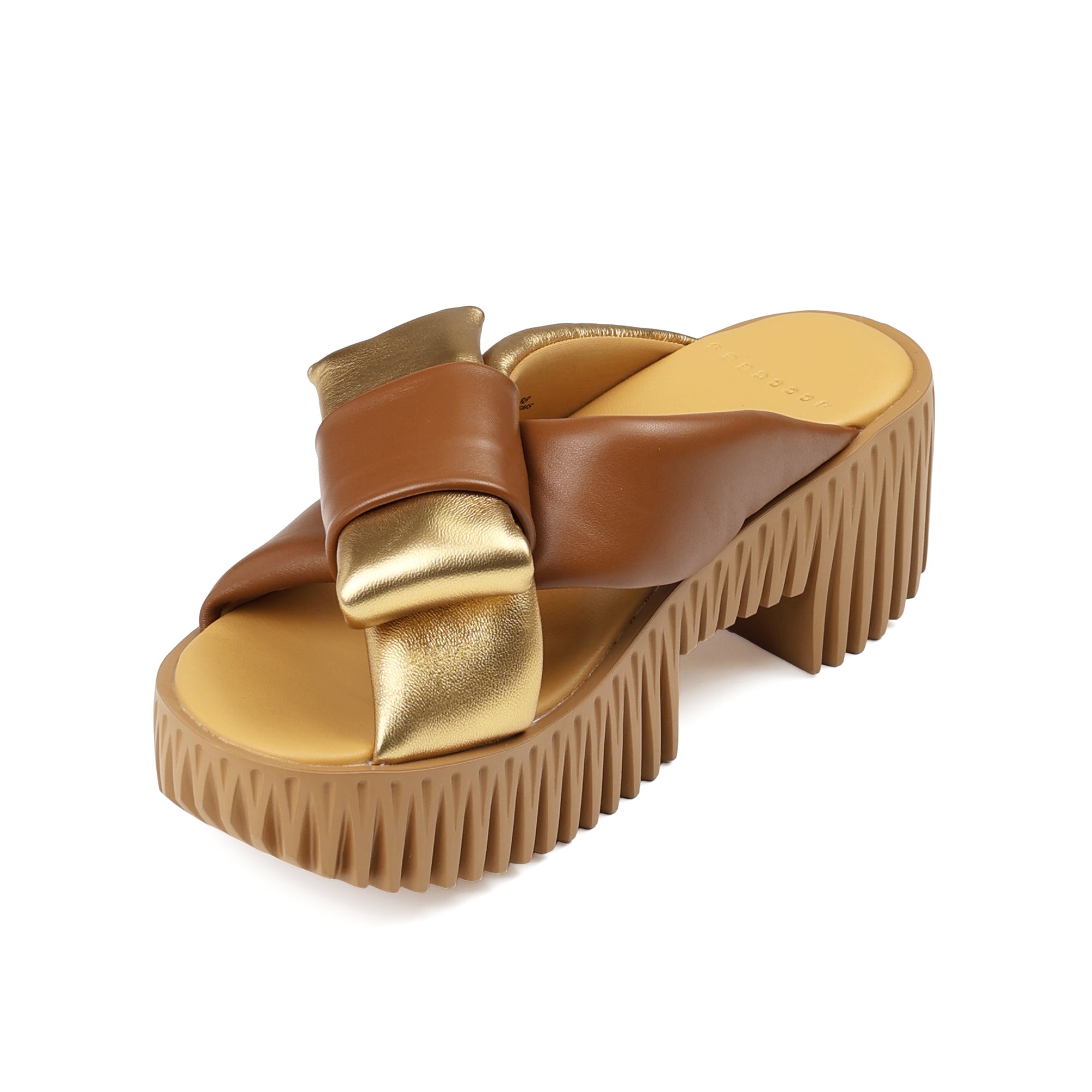 Plia Bow in Gold by 4CCCCEES-4CCCCEES-Idlewild