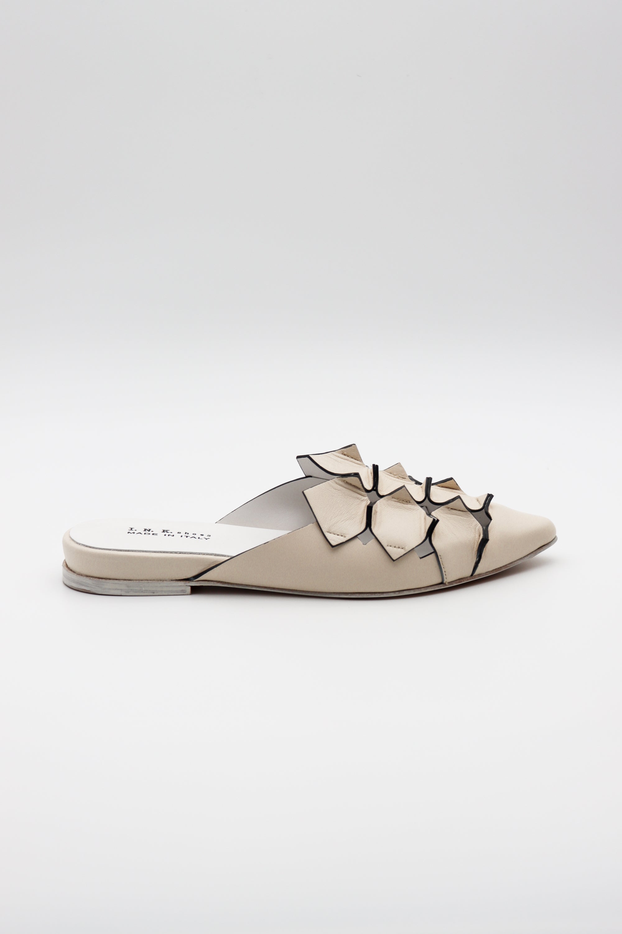 Pointed Toe Flat in White by I.N.K-I.N.K-Idlewild-Cincinnati