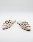 Pointed Toe Flat in White by I.N.K-I.N.K-Idlewild-Cincinnati