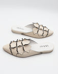 Pointed Toe Flat in White by I.N.K-I.N.K-Idlewild-Cincinnati