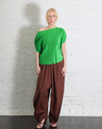 Poplin Balloon Pants in Choco by Alysi-Alysi-Idlewild-Cincinnati