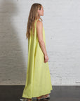 Poplin Maxi Dress in Limone by Alysi-Alysi-Idlewild-Cincinnati