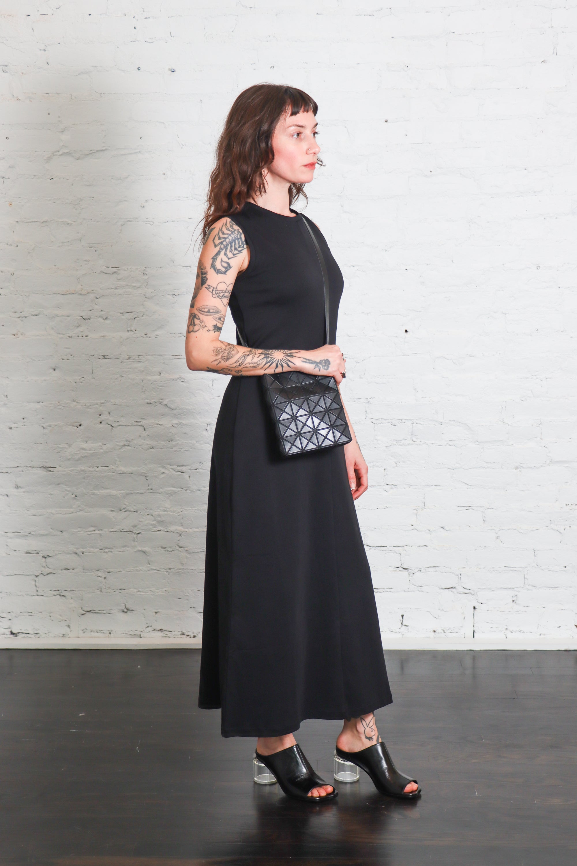 Prism Matte Crossbody Bag in Black by Bao Bao Issey Miyake-Bags-Bao Bao ISSEY MIYAKE-Idlewild