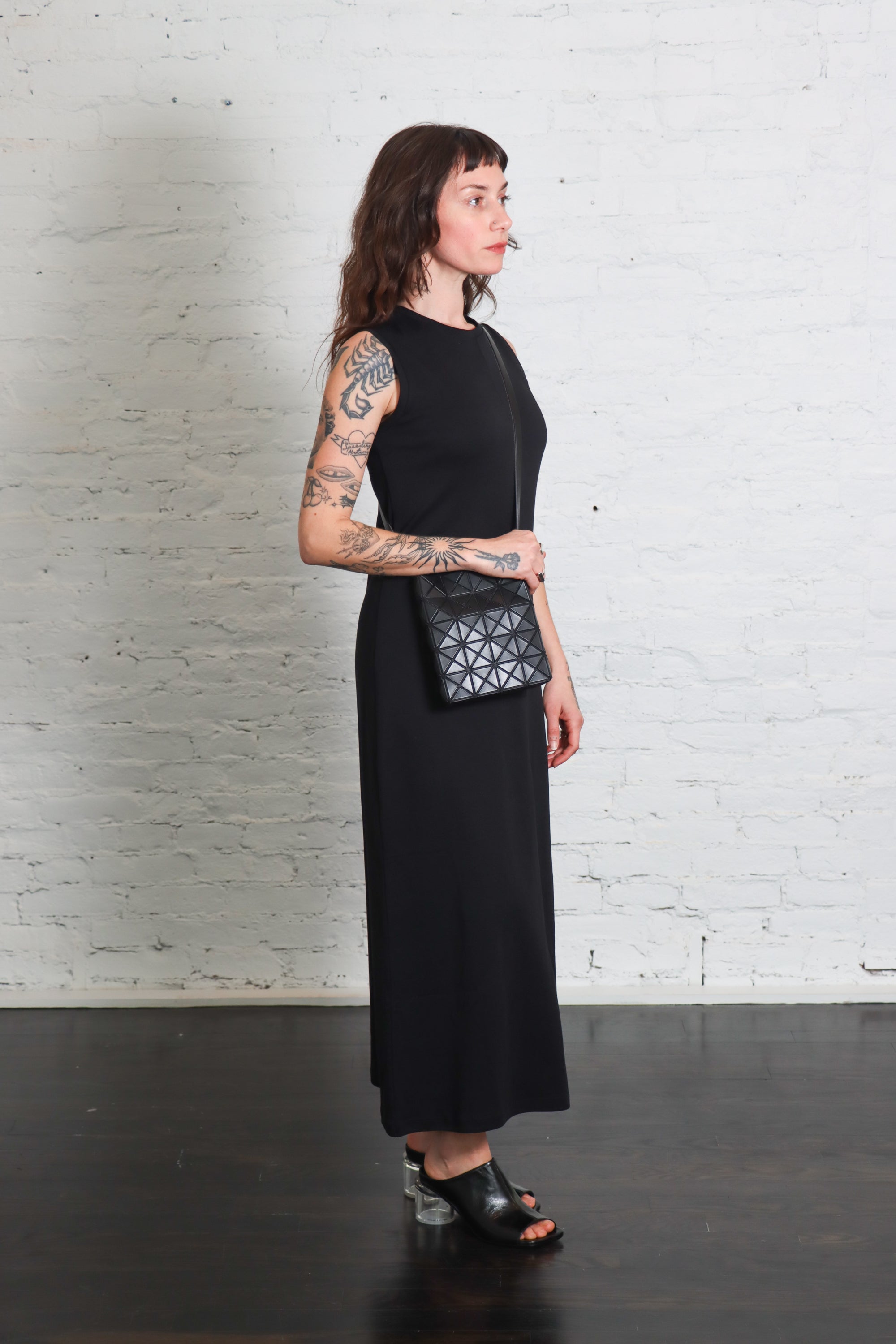 Prism Matte Crossbody Bag in Black by Bao Bao Issey Miyake-Bags-Bao Bao ISSEY MIYAKE-Idlewild