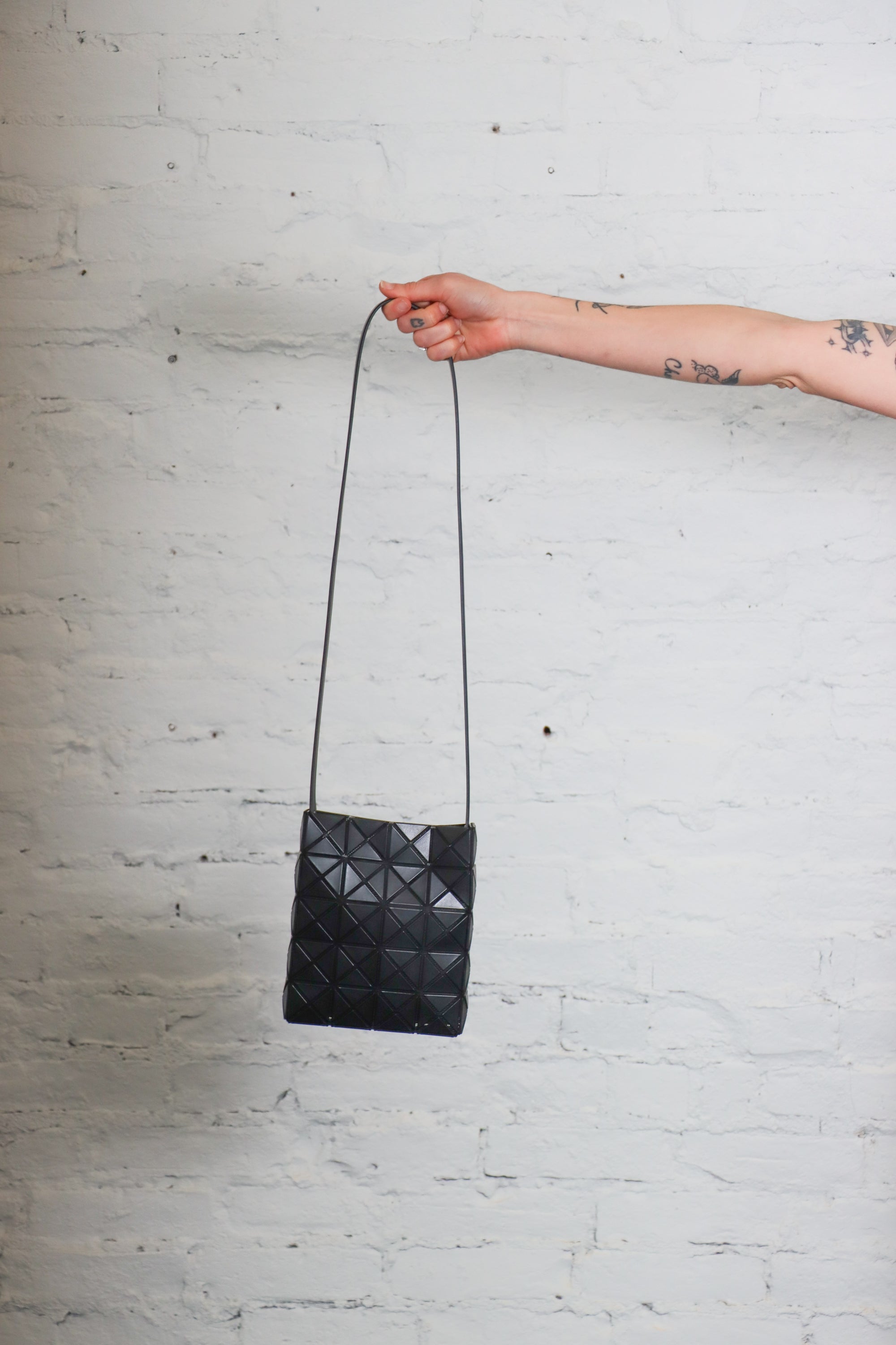 Prism Matte Crossbody Bag in Black by Bao Bao Issey Miyake-Bags-Bao Bao ISSEY MIYAKE-Idlewild