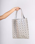 Prism Plus Tote in Gray Beige by Bao Bao Issey Miyake
