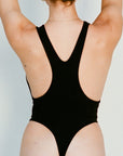 Racer Bodysuit in Black by GIL RODRIGUEZ-Tops-GIL RODRIGUEZ-Idlewild