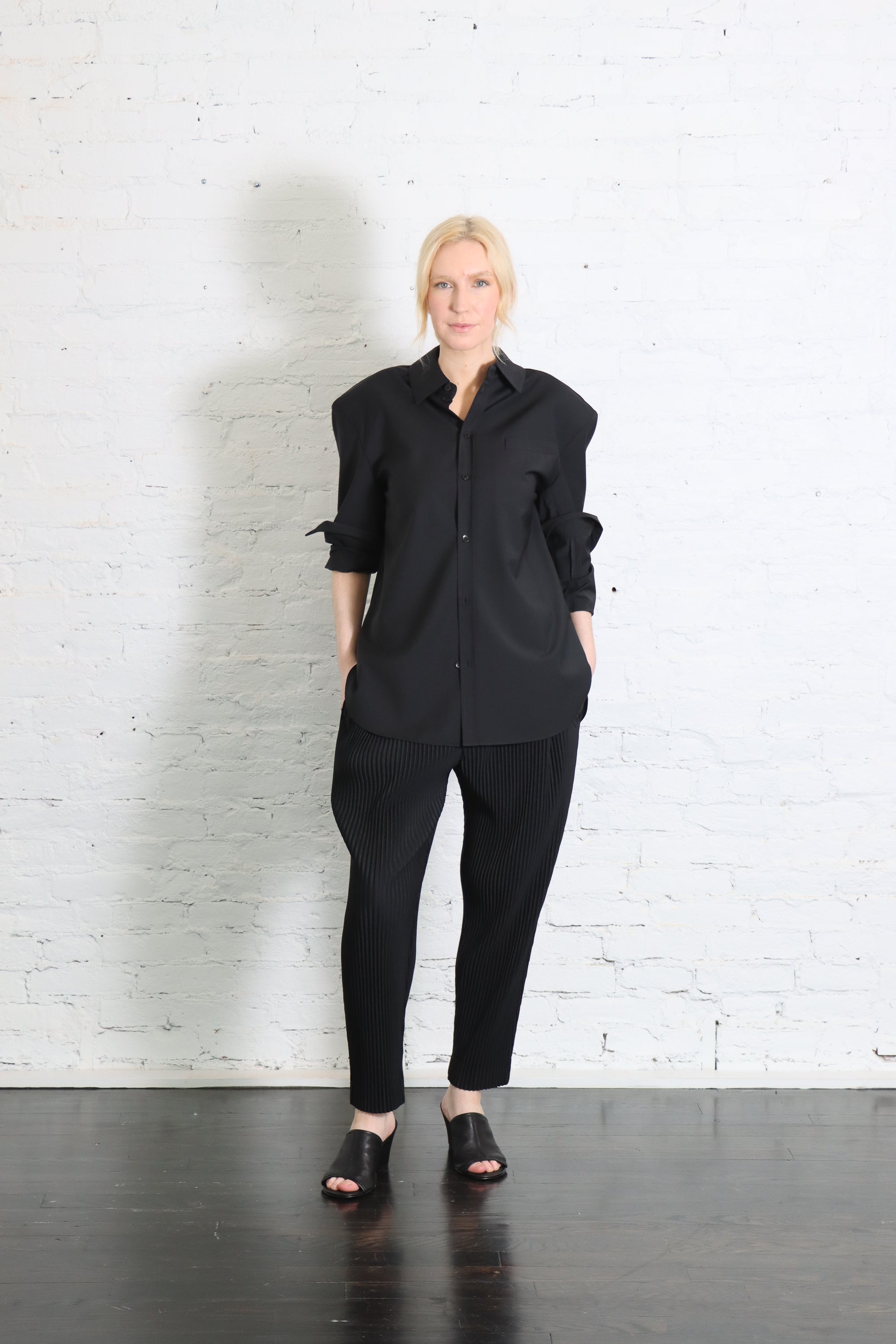 Monthly Colors: April Bottoms in Black by Homme Plissé Issey Miyake-Homme Plissé Issey Miyake-Idlewild-Cincinnati