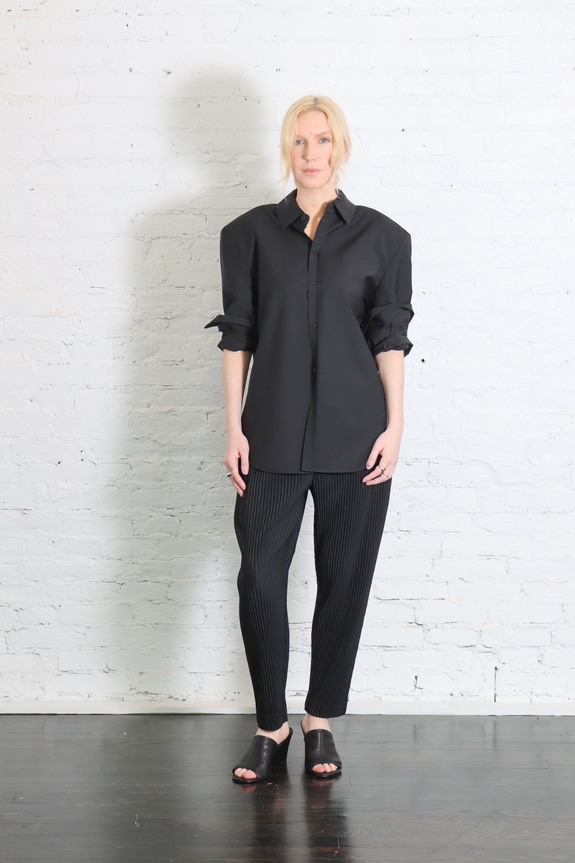 Monthly Colors: April Bottoms in Black by Homme Plissé Issey Miyake-Homme Plissé Issey Miyake-Idlewild-Cincinnati