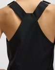 Recycled Tropical Wool Overall Top in Black by Tibi-Tops-Tibi-Idlewild