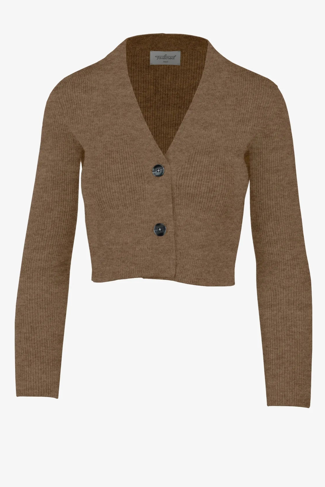 Regent Cropped Cardigan in Chestnut by K. Becker-K. Becker-Idlewild-Cincinnati