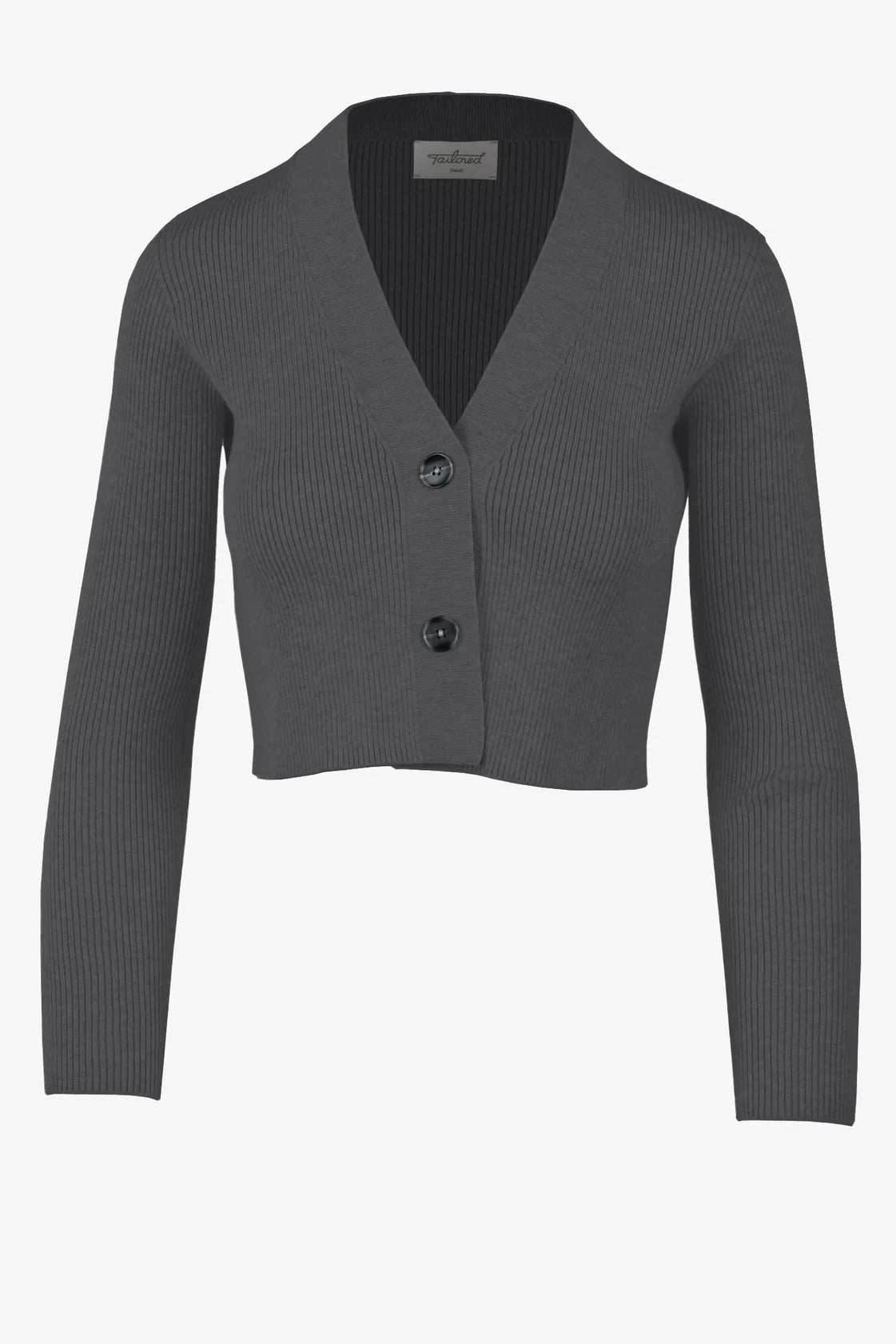 Regent Cropped Cardigan in Slate Grey by K. Becker-K. Becker-Idlewild-Cincinnati