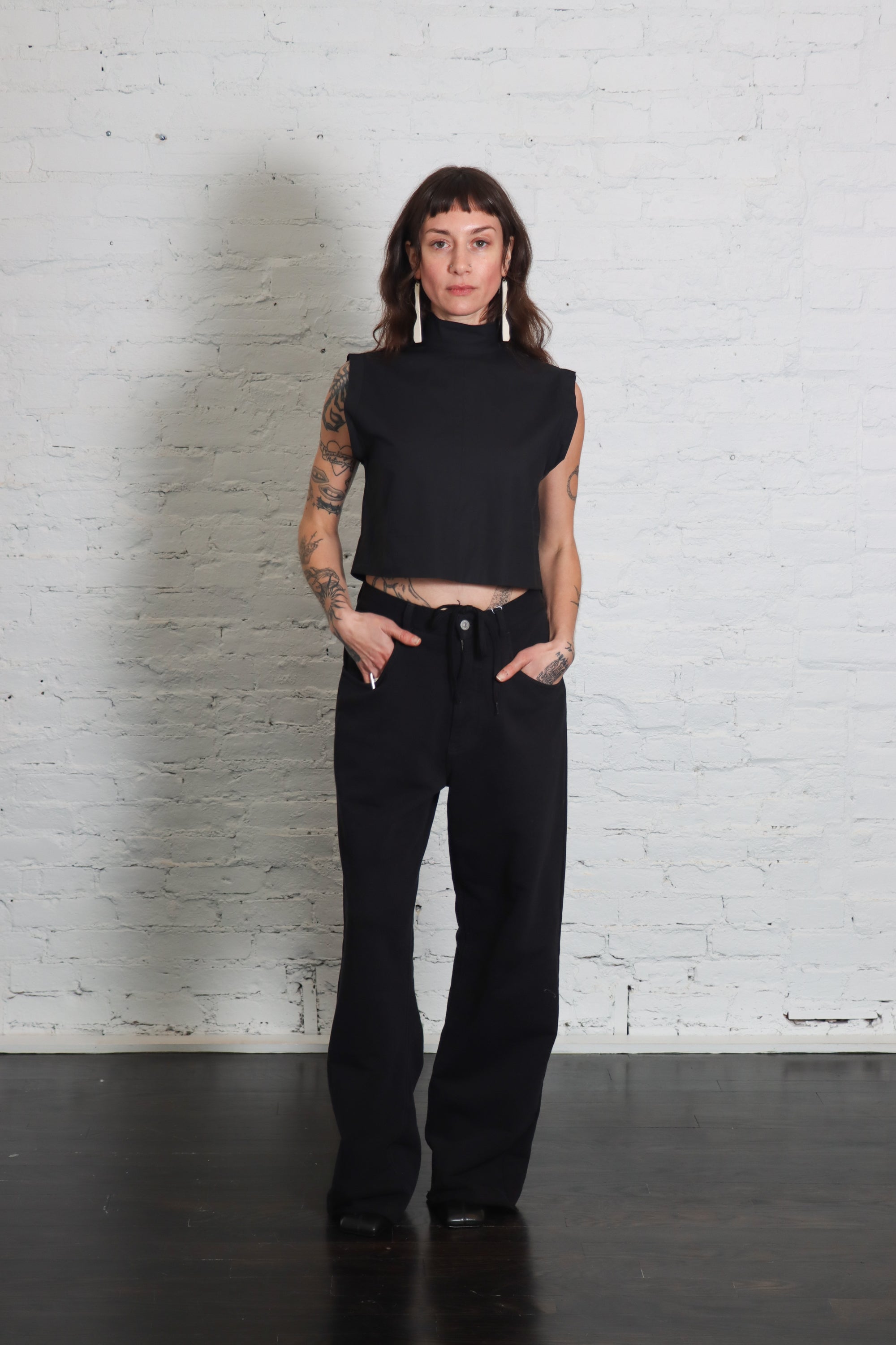 Rento Top in Black by Rachel Comey-Rachel Comey-Idlewild-Cincinnati