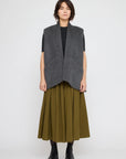 Reversible Wool Vest in Charcoal & Gray by 7115 by Szeki-7115 by Szeki-Idlewild-Cincinnati