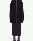 Rib Knit Cardigan Dress Jacket in Black by MM6 Maison Margiela-Sweaters-MM6-Idlewild